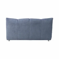 Grand chauffeuse pour canapé modulable tissu Benny - Bleu - 2,5 places