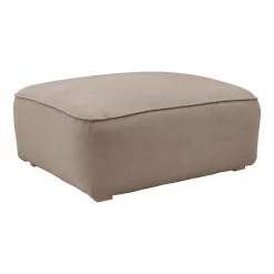 Grand pouf tissu Otis - Beige
