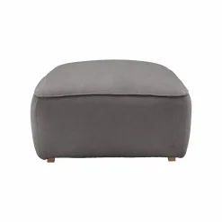 Grand pouf tissu Otis - Gris