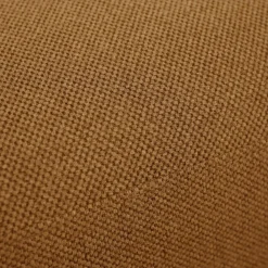 Grand pouf tissu Pavel - Moutarde