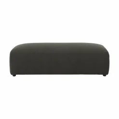 Grand pouf tissu Pavel - Vert Foncé