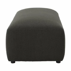 Grand pouf tissu Pavel - Vert Foncé