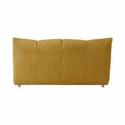 Grande chauffeuse pour canapé modulable tissu Benny - Moutarde - 2,5 places