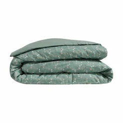 Housse de couette coton bio Verlaine - Céladon - 240 x 220 cm