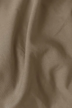 Housse de couette coton lin Valentine - Taupe - 140 x 200 cm