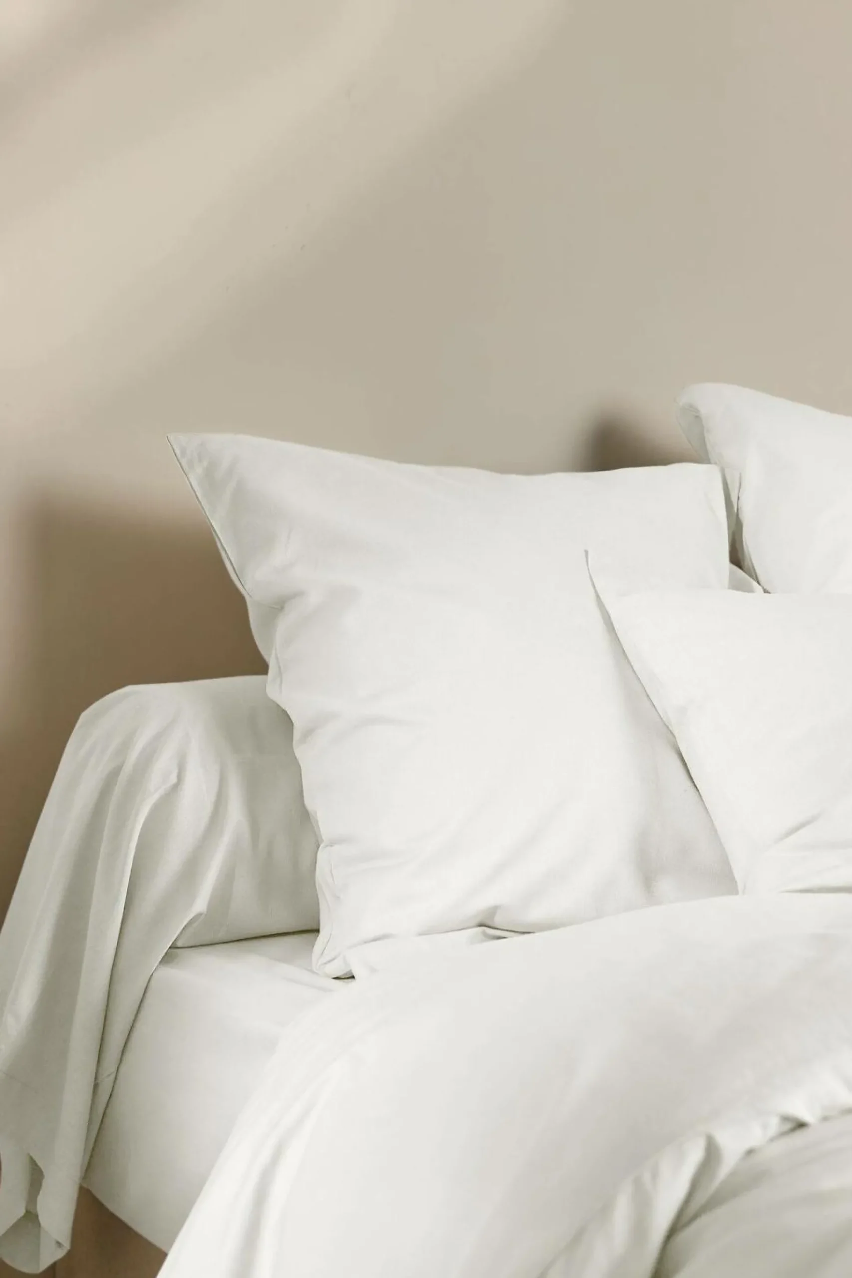 Housse de couette coton lin Valentine - Blanc - 140 x 200 cm