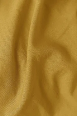 Housse de couette coton lin Valentine - Curry - 140 x 200 cm