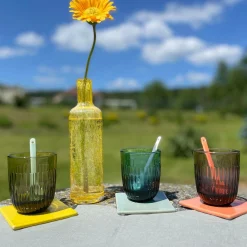 LA ROCHERE Lot de 6 gobelets colorés Ouessant - Bleu nuit