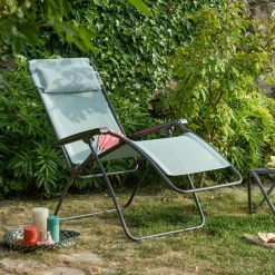 LAFUMA Fauteuil Relax Pliant R Clip - Tilleul