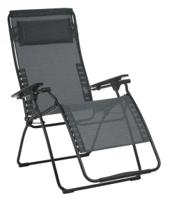 LAFUMA Fauteuil Relax Pliant Futura XL Batyline® Duo - Obsidian