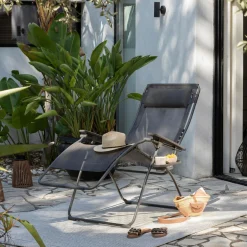 LAFUMA Tablette Porte Gobelet Recyclée Pour Fauteuil Relax - Noir