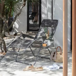 LAFUMA Tablette Porte Gobelet Recyclée Pour Fauteuil Relax - Titane