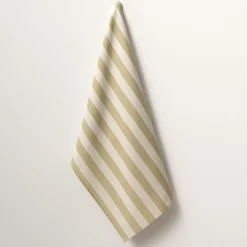 LASA HOME Torchon coton Luis - Olive - 50 x 70 cm