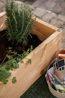LE CARRE FANTASTIK Carré de Potager Rectangulaire Lombrik en Bois