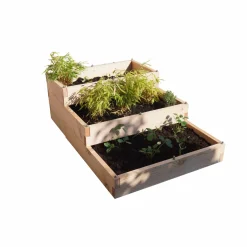 LE CARRE FANTASTIK Carré de Potager 3 Niveaux Big Triptik en Bois