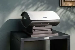 LE MARQUIER Barbecue Le Barbecue Français L40 Duo en Inox et Acier Noir