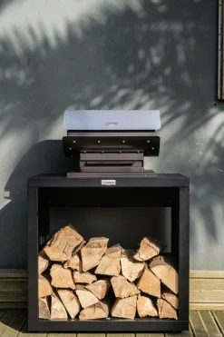 LE MARQUIER Barbecue Le Barbecue Français L40 Duo en Inox et Acier Noir