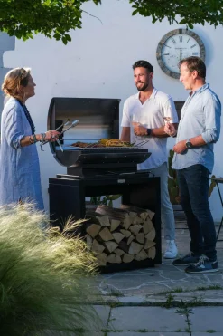 LE MARQUIER Barbecue Le Barbecue Français XL60 Duo en Inox et Acier Noir