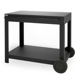 LE MARQUIER Desserte Exclusive Ingénieuse en Acier Noir