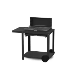 LE MARQUIER Ensemble Barbecue et Chariot Montory - Noir