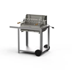 LE MARQUIER Ensemble Barbecue et Chariot Mendy - Inox
