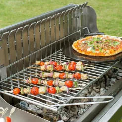 LE MARQUIER Ensemble Barbecue et Chariot Irissarry en Inox