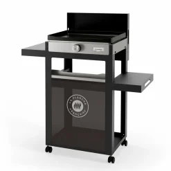 LE MARQUIER Ensemble Plancha et Chariot La Plancha Française Électrique Acier