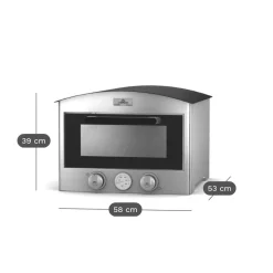 LE MARQUIER Four à Pizza Électrique d'Extérieur Signature 450