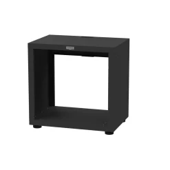 LE MARQUIER Meuble Cuisson Ouvert pour Cuisine d'Extérieur 80 x 55 cm en Acier Noir