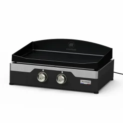 LE MARQUIER Plancha Allure Électrique 260 Duo en Inox et Acier Noir