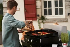 LE MARQUIER Plancha Gaz Pure 260 en Acier Noir