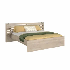 Lit avec tiroirs de rangement en option Palmyre - 180 x 200 cm