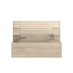 Lit avec tiroirs de rangement en option Palmyre - 180 x 200 cm