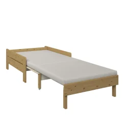 Lit mezzanine + fauteuil extensible Tim - Miel