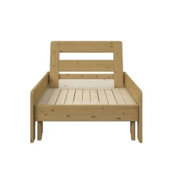 Lit mezzanine + fauteuil extensible Tim - Miel