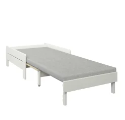 Lit mezzanine + fauteuil extensible Tim - Blanc