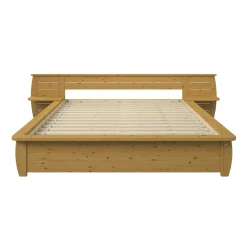 Lit rangement Théo - Miel - 140 x 190 cm