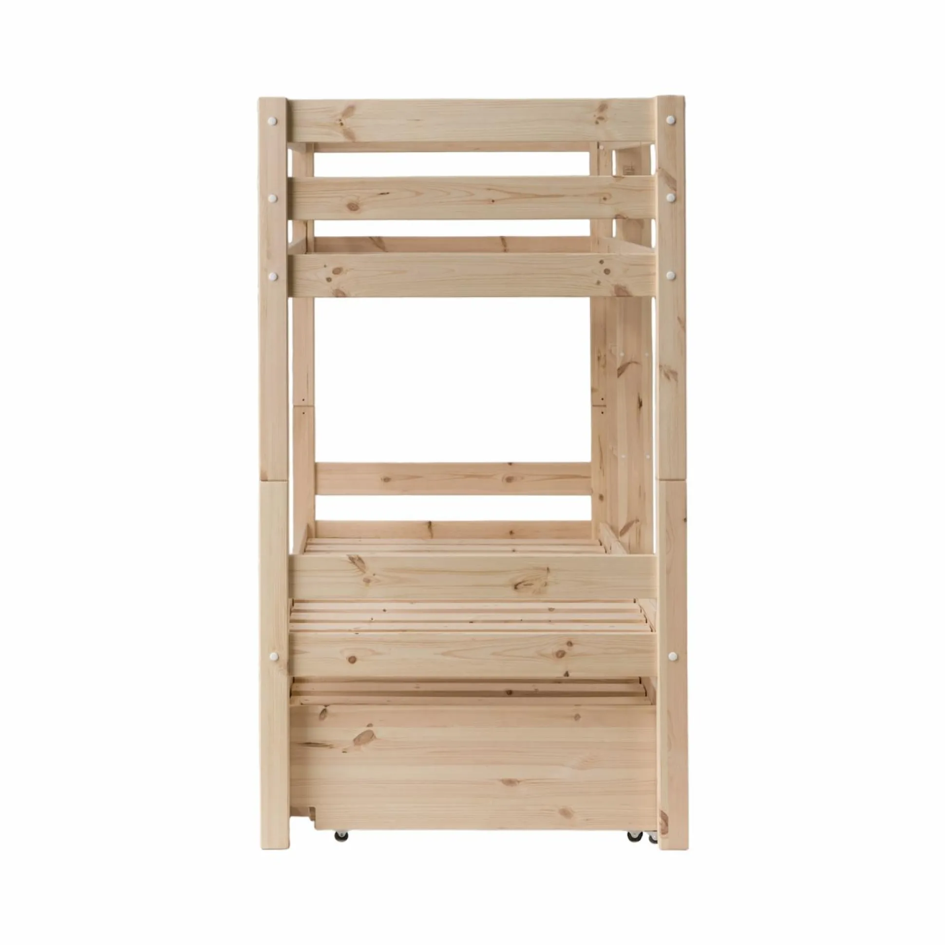 Lits superposés gigognes 2 tiroirs bois massif Everest