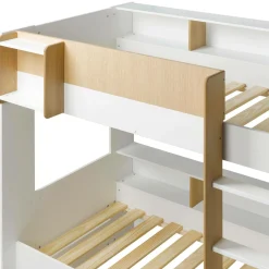 Lits superposés Séraphin - Blanc/Bois