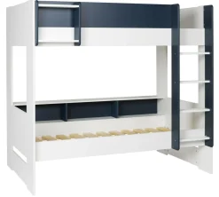 Lits superposés Séraphin - Blanc/Bleu Nuit