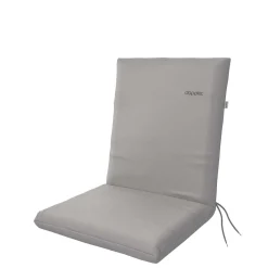 Lot de 2 Coussins de Chaise Nature en Tissus Recyclé - Gris Clair