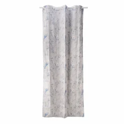 Lot de 2 rideaux coton Passerage - Gris - 135 x 260 cm