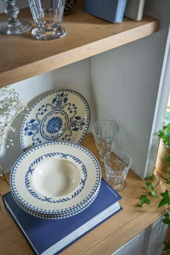 MARIA PT TERRACOTA Lot de 6 Assiettes plates Vila Flore