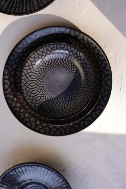 MARIA PT TERRACOTA Lot de 6 Assiettes plates Croisé Anadia