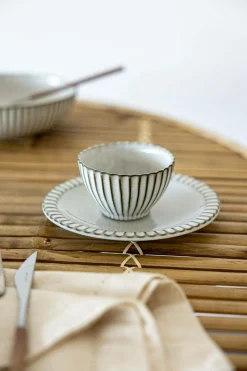 MARIA PT TERRACOTA Lot de 6 Coupelles Canelada