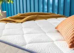 MERINOS Ensemble sommier et matelas Sweety - Gris - 140 x 190 cm