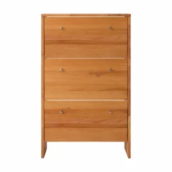 Meuble à chaussures bois massif 3 tiroirs Cyriel - Hêtre Massif