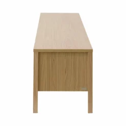 Meuble TV 3 portes décor bois Simon