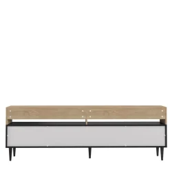 Meuble TV Horizon - Chêne/Noir