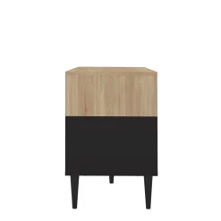 Meuble TV Horizon - Chêne/Noir